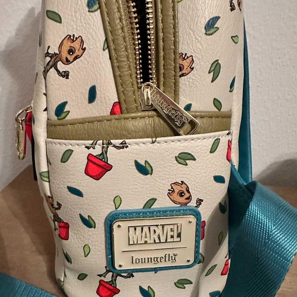 Groot Themed Mini Backpack loungefly Disney - Picture 5 of 6